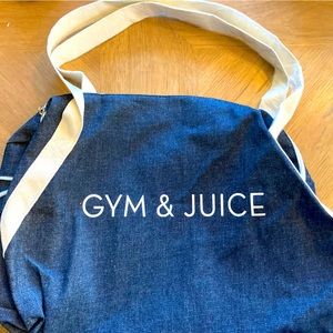 Gym & Juice Denim Duffle Bag